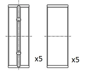Подшипник коленвала FAI AUTOPARTS BM1045-STD