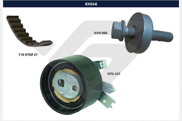 Комплект ремня грм HUTCHINSON KH 546