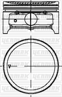 Поршень YENMAK 39-04257-000