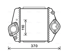 Интеркулер AVA QUALITY COOLING MZA4275