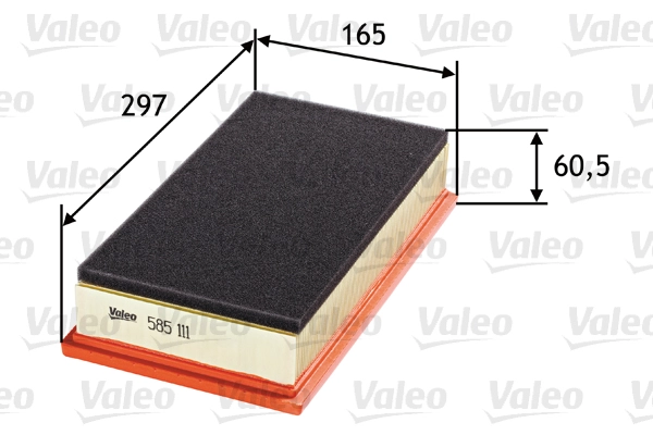 Воздушный фильтр VALEO 585111