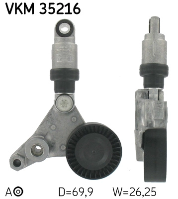Натяжной ролик поликлиновой ремень SKF VKM 35216
