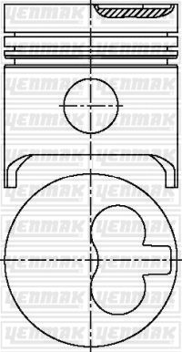 Поршень YENMAK 31-03876-000