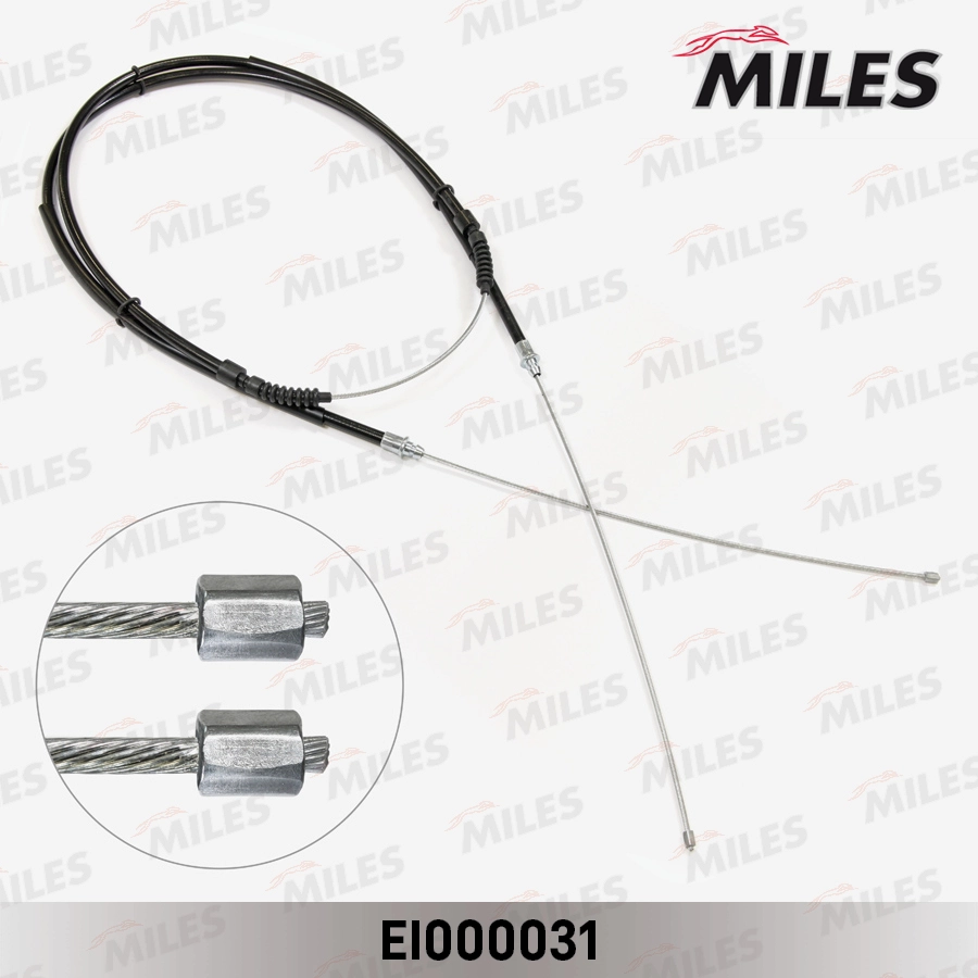 Тросик cтояночный тормоз MILES EI000031