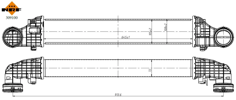 Интеркулер NRF 309100