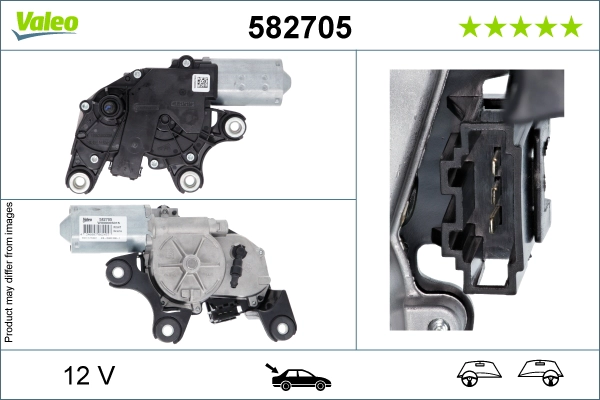 Двигатель стеклоочистителя original part VALEO 582705