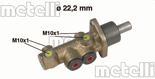 Главный тормозной цилиндр METELLI 05-0278