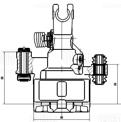 Тормозной суппорт TRIALLI CF 012118