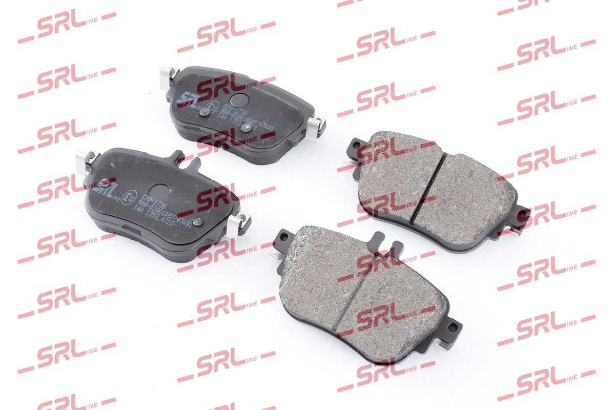 Комплект тормозных колодок дисковый тормоз SRLINE S70-1736