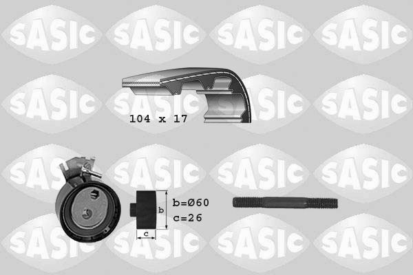Комплект ремня грм SASIC 1750018