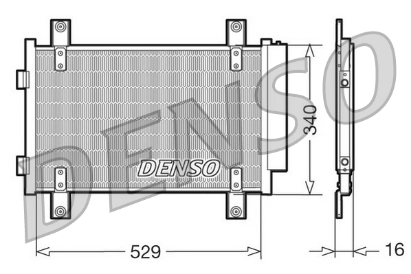 Конденсатор кондиционер DENSO DCN09049