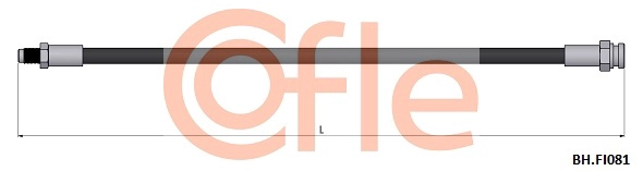 Тормозной шланг COFLE 92.BH.FI081