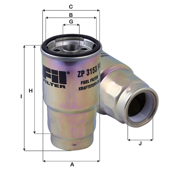 Топливный фильтр FIL FILTER ZP 3153 FM