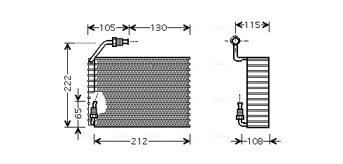 Испаритель кондиционер AVA QUALITY COOLING PEV119