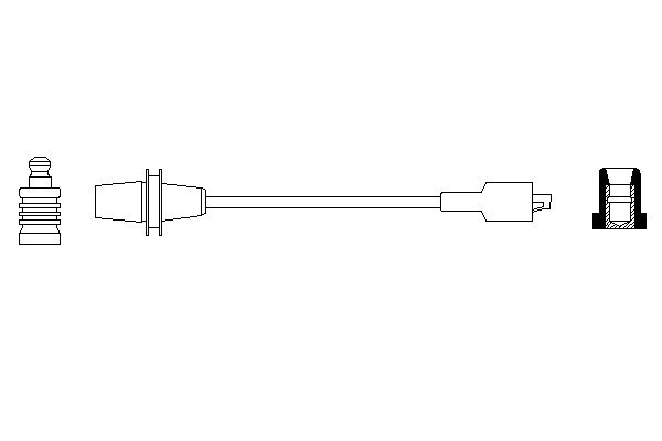 Провод зажигания BOSCH 0 986 356 075