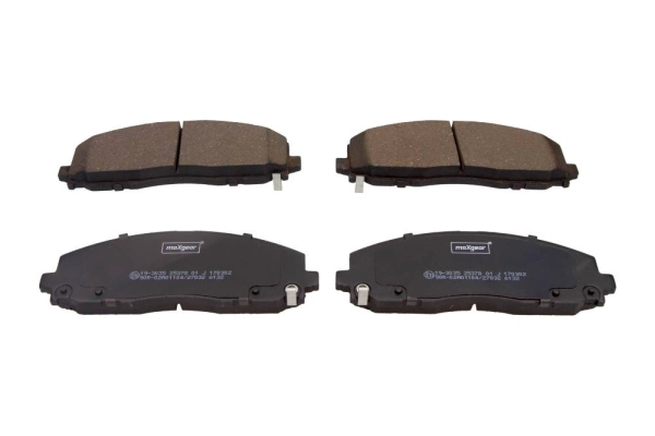 Комплект тормозных колодок дисковый тормоз MAXGEAR 19-3035