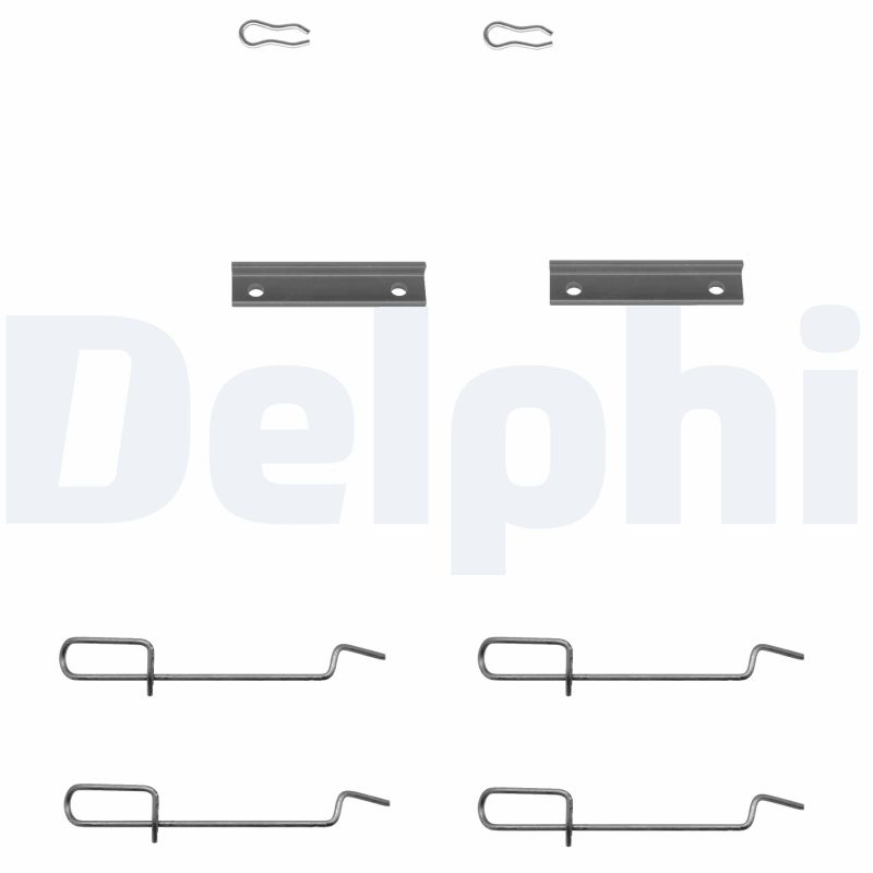 Комплектующие колодки дискового тормоза DELPHI LX0142