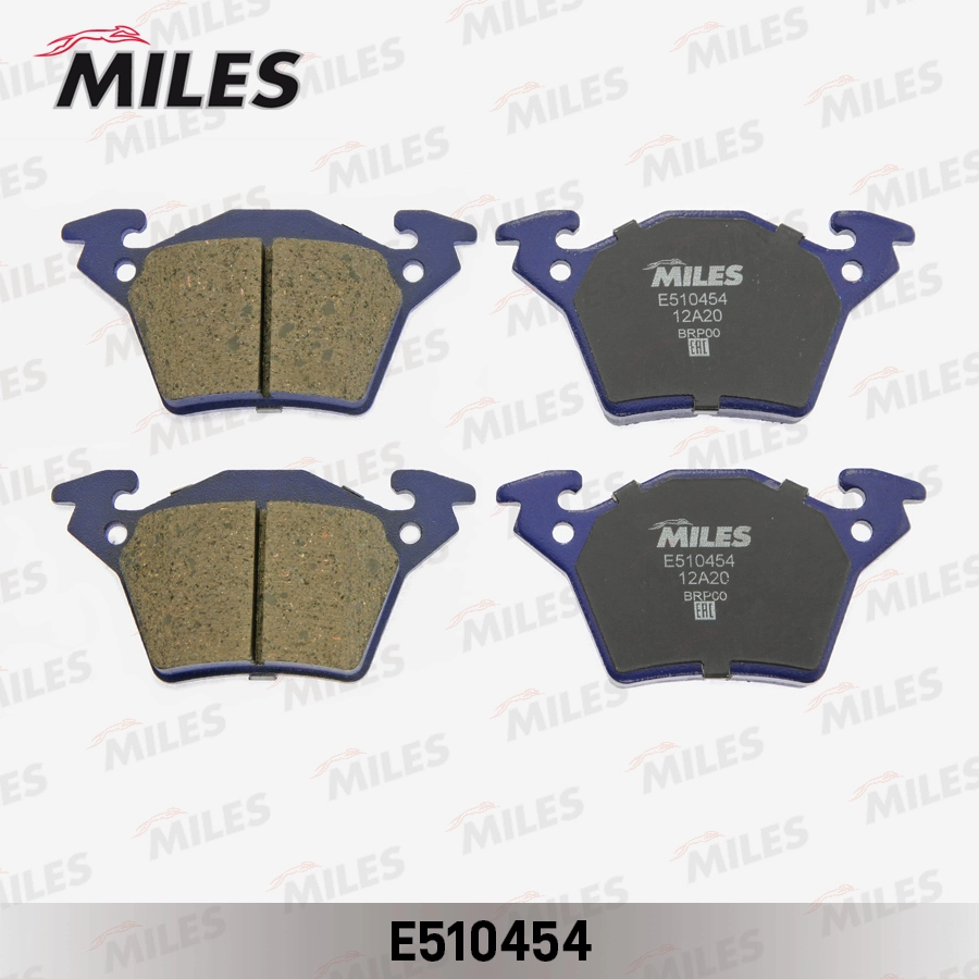 Комплект тормозных колодок дисковый тормоз MILES E510454