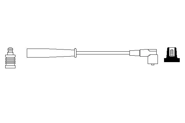 Провод зажигания BOSCH 0 986 356 130
