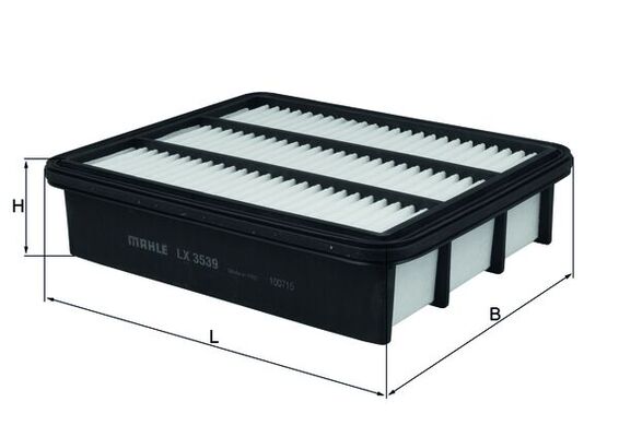Воздушный фильтр MAHLE/KNECHT LX 3539
