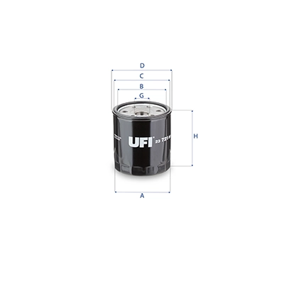Масляный фильтр UFI 23.721.00