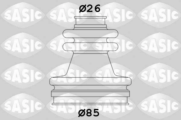 Комплект пыльника приводной вал SASIC 2873723