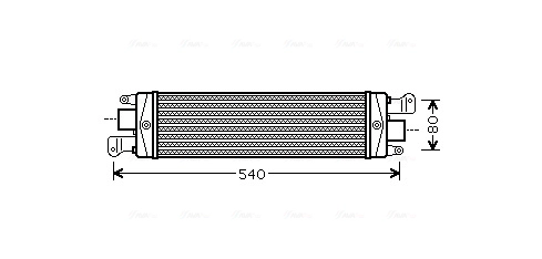 Интеркулер AVA QUALITY COOLING FTA4337