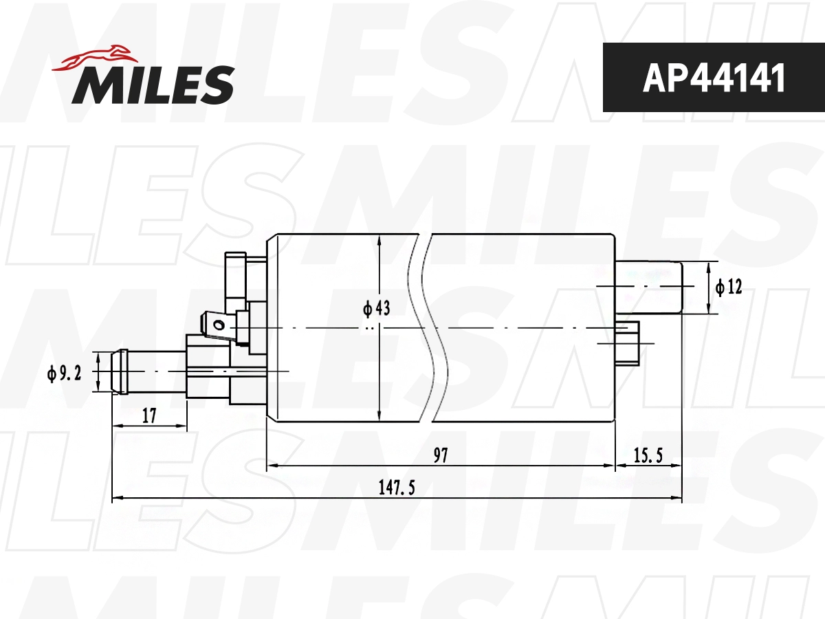 Топливный насос MILES AP44141