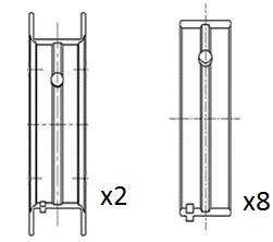 Подшипник коленвала FAI AUTOPARTS BM1037-STD