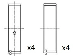 Шатунный подшипник FAI AUTOPARTS BB2050-STD