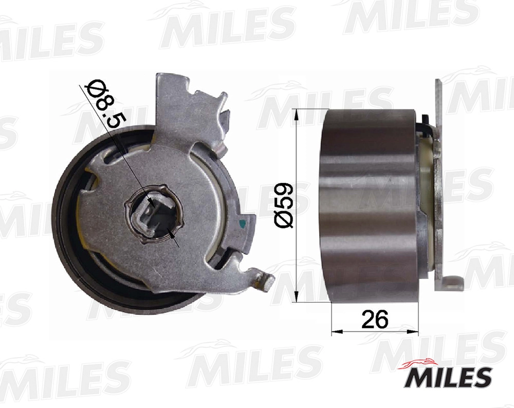 Натяжной ролик ремень грм MILES AG02062