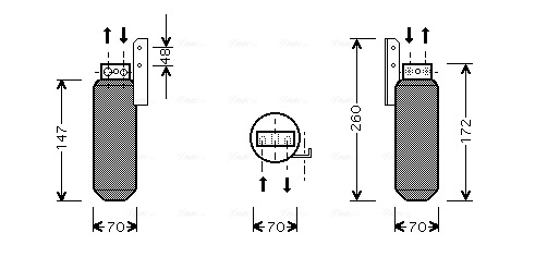 Осушитель кондиционер AVA QUALITY COOLING OLD164