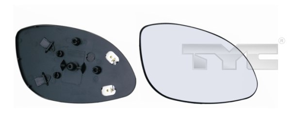 Зеркальное стекло наружное зеркало TYC 325-0044-1