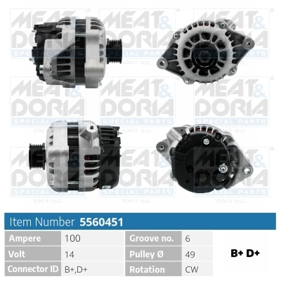Генератор MEAT & DORIA 5560451