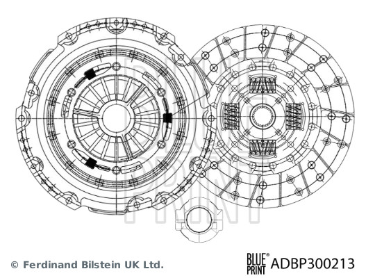 Комплект сцепления BLUE PRINT ADBP300213
