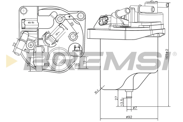 Топливный фильтр BREMSI FE0222