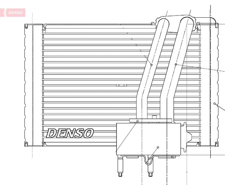 Испаритель кондиционер DENSO DEV07005