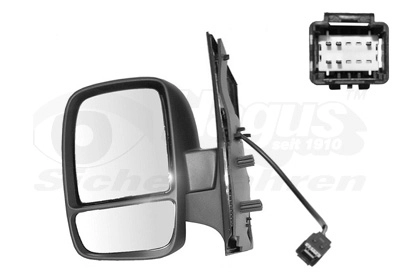 Наружное зеркало hagus VAN WEZEL 0943807