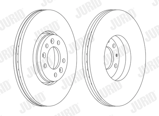 Тормозной диск JURID 562622JC-1