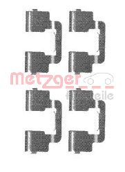 Комплектующие колодки дискового тормоза METZGER 109-1733