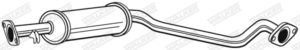 Средний глушитель выхлопных газов WALKER PRODUCTS 21000