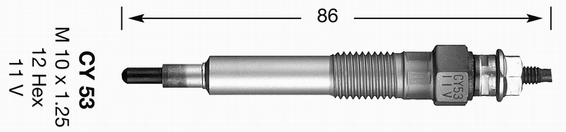 Свеча накаливания NGK 4315