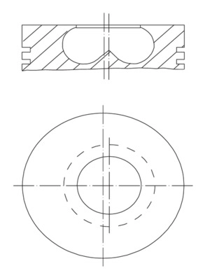 Поршень MAHLE/KNECHT 009 50 00