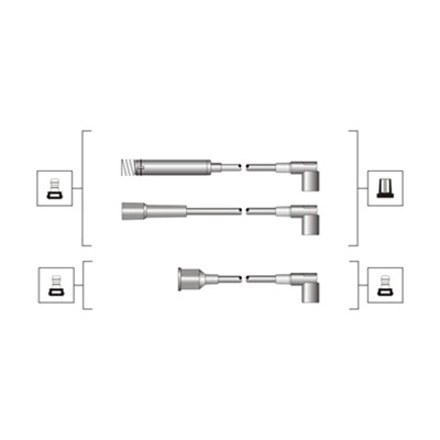 Комплект проводов зажигания MAGNETI MARELLI 941319170009