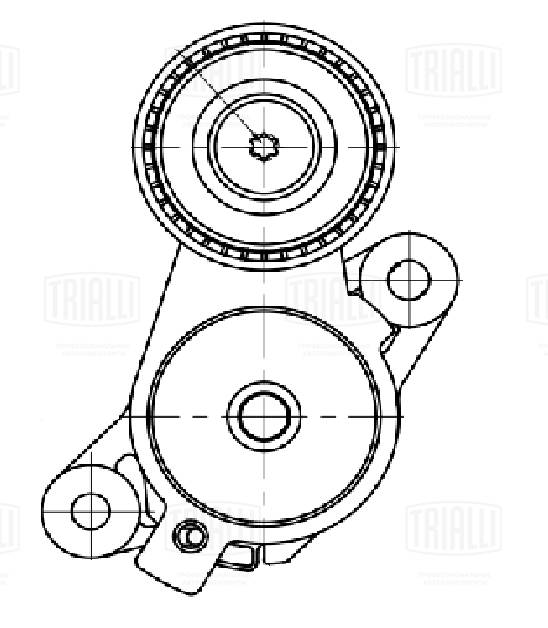 Натяжитель ремня клиновой зубча TRIALLI CM 5756