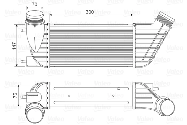 Интеркулер VALEO 818651