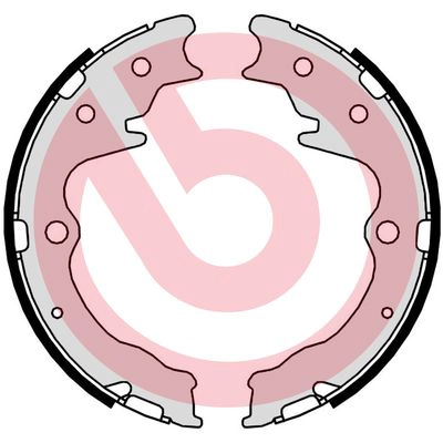 Комплект тормозных колодок стояночная тормозная система essential line BREMBO S 49 526