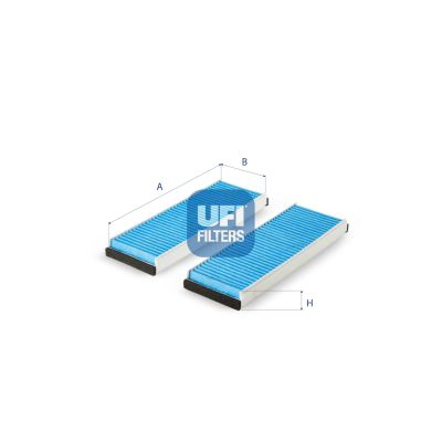 Фильтр воздух во внутренном пространстве argentium UFI 34.283.00