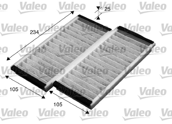 Фильтр воздух во внутренном пространстве valeo essential VALEO 715574