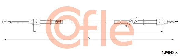 Тросик cтояночный тормоз COFLE 92.1.ME005